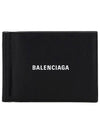 Grained Calfskin Bill Clip Bi-Fold Wallet Black - BALENCIAGA - BALAAN 2