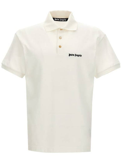 Polo T-shirt PMGB012S24FAB0020310 - PALM ANGELS - BALAAN 2