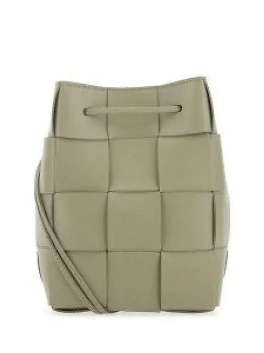 Intrecciato Cassette Small Bucket Bag Travertine - BOTTEGA VENETA - BALAAN 2