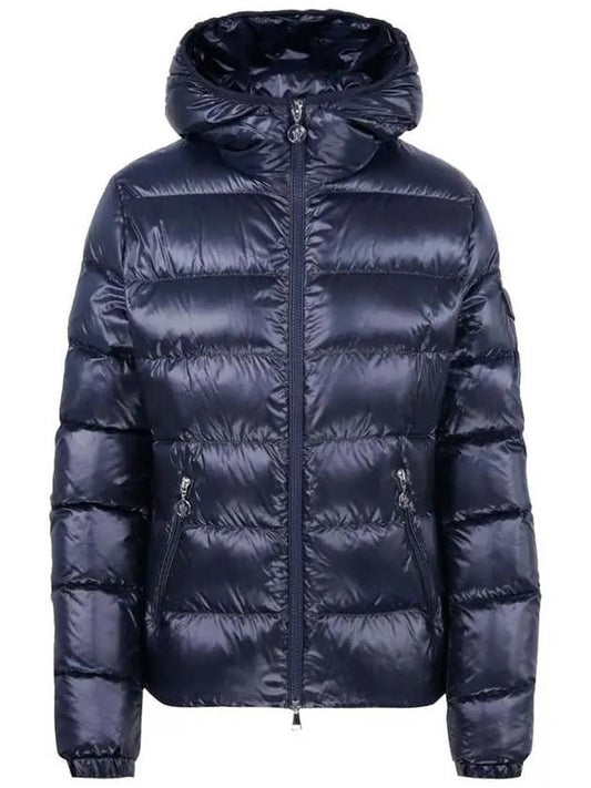 Gles short down jacket navy - MONCLER - BALAAN.