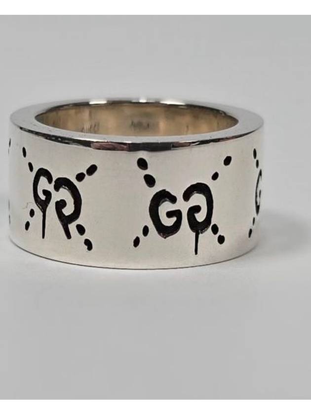 Ghost Skull Silver Ring No 7 - GUCCI - BALAAN 3