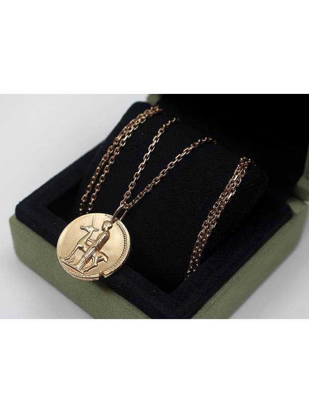 Van Cleef Arpels Zodiac Virgo Medal Chain Necklace VCARP7ST00 VCARP7U600 - VANCLEEFARPELS - BALAAN 3