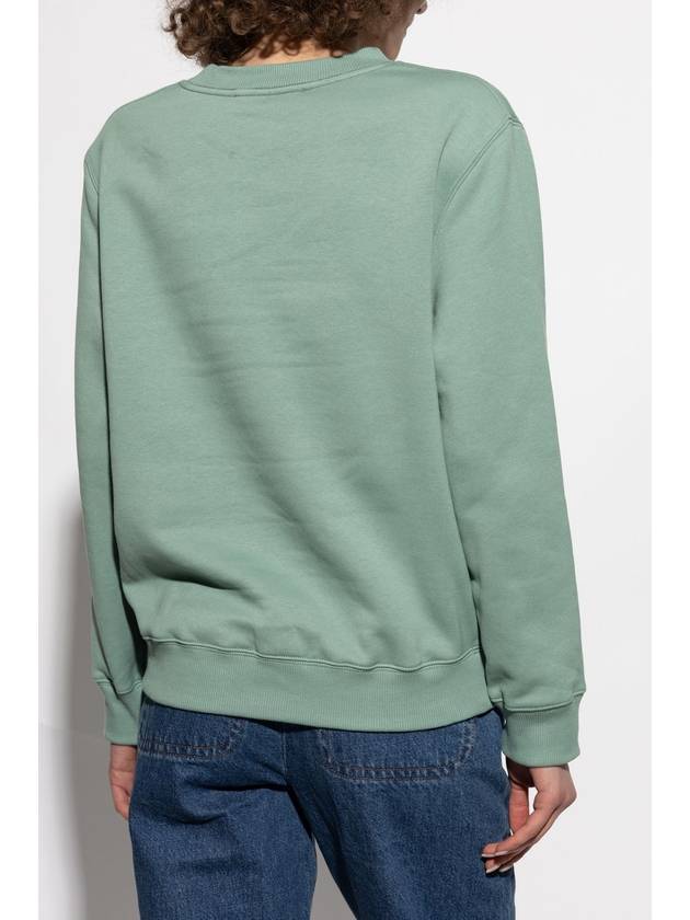 Lanvin Sweatshirt With Embroidered Logo, Women's, Green - LANVIN - BALAAN 4