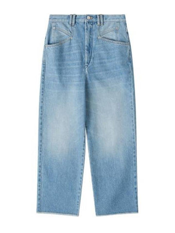 Straight Pants PA0055FAA1H25I 30BU - ISABEL MARANT - BALAAN 1