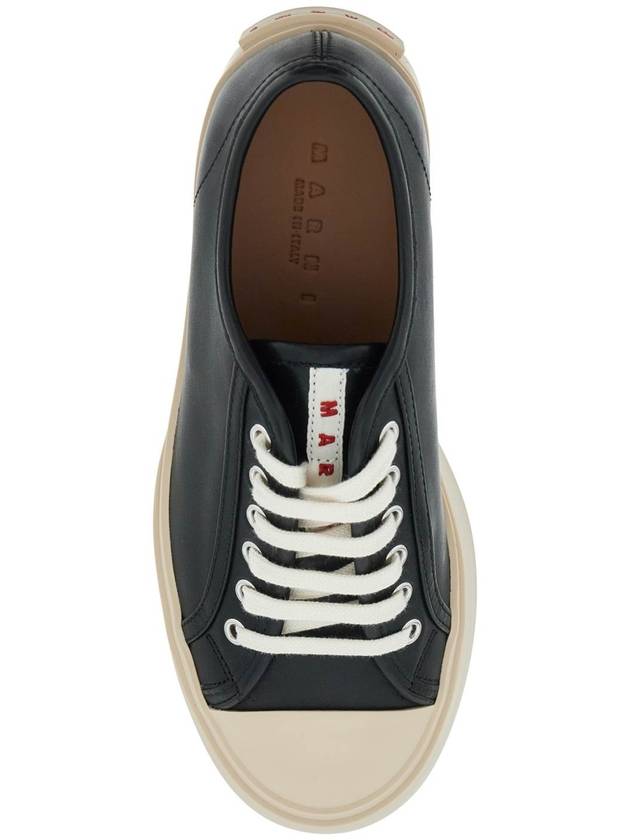 Pablo Lace-Up Low Top Sneakers Black - MARNI - BALAAN 3