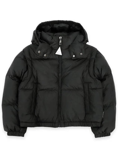 Kids VANYA Hooded Padded Jacket Black 1A00004 595FE 999 8 10A - MONCLER - BALAAN 1