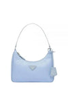 Re-Edition Saffiano Leather Mini Bag Light Blue - PRADA - BALAAN 2