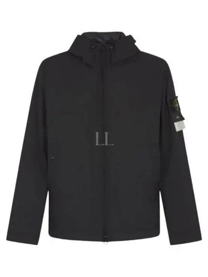 Compass Badge Hooded Jacket Black - STONE ISLAND - BALAAN 2