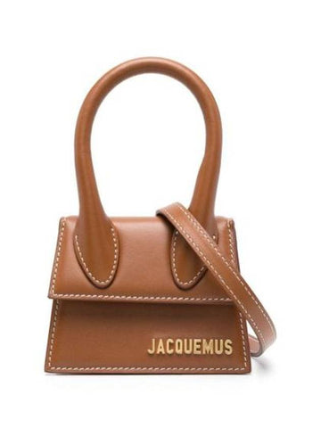 Le Chiquito Signature Mini Tote Bag Brown - JACQUEMUS - BALAAN 1