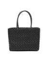 Intrecciato Lambskin Tote Bag Black - BOTTEGA VENETA - BALAAN 2