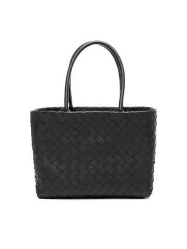 Intrecciato Lambskin Tote Bag Black - BOTTEGA VENETA - BALAAN 2