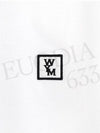 Men's Back Logo Cotton Short Sleeve T-Shirt White - WOOYOUNGMI - BALAAN 4