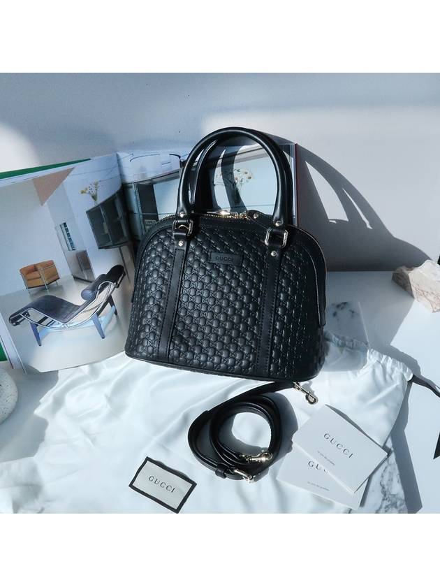 Microssima Small Dome Tote Bag Black - GUCCI - BALAAN 11