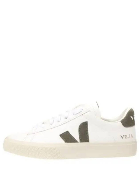 Campo Extra WhiteKaki CP05 02347 Chrome Free Leather Sneakers 974342 - VEJA - BALAAN 1