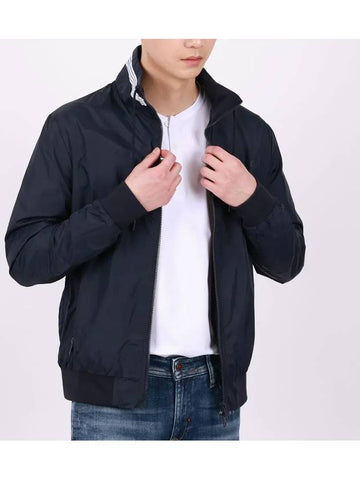 Navy zip-up windbreaker - IKALOOOK - BALAAN 1