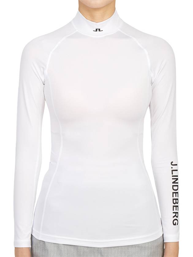 Asa Soft Compression Long Sleeve T-Shirt White - J.LINDEBERG - BALAAN 2