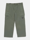 Flatt Nylon Oversized Cargo Straight Pants Green - CP COMPANY - BALAAN 4