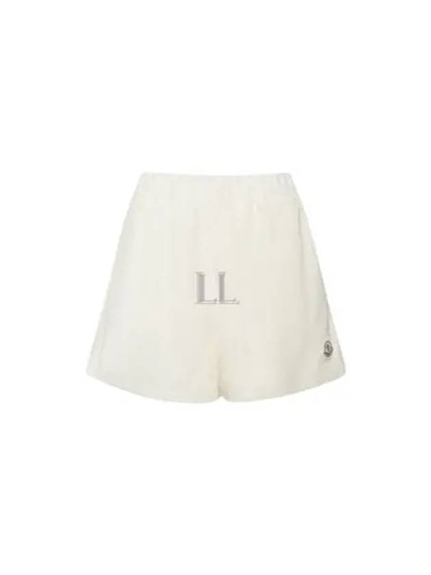 Women's Terrycloth Shorts White - MONCLER - BALAAN 2