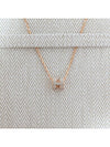 Mini Pop H Pendant Rose Gold & Marron Glace - HERMES - BALAAN 4