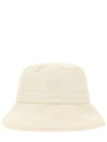 Moncler Bucket Hat With Logo - MONCLER - BALAAN 1