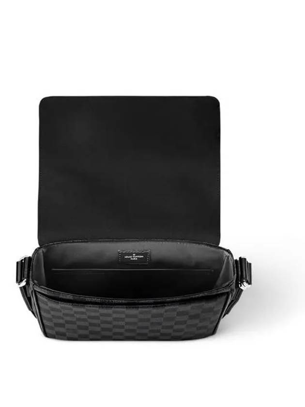 District PM Damier Graphite Coated Canvas Messenger Bag Black - LOUIS VUITTON - BALAAN 6