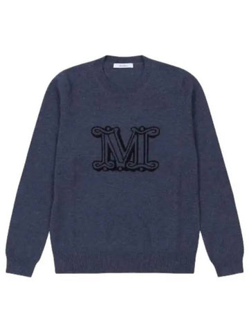 Bimba logo knit blue - MAX MARA - BALAAN 1