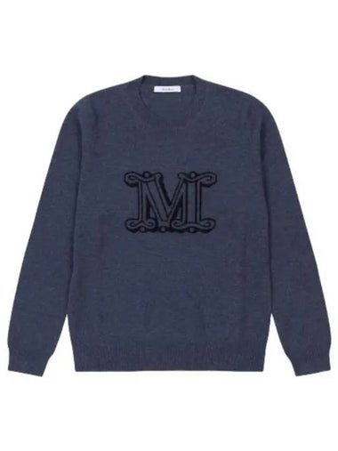 Bimba logo knit blue - MAX MARA - BALAAN 1