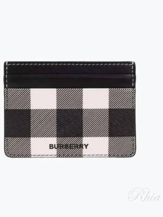 Check Logo Print Card Wallet - BURBERRY - BALAAN 2