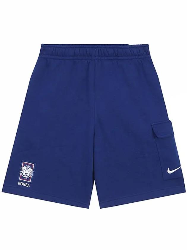 AS Korea NSW Club BB Cargo Shorts Blue - NIKE - BALAAN 3