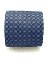 GG Dot Pattern Silk Tie Blue Silver - GUCCI - BALAAN.