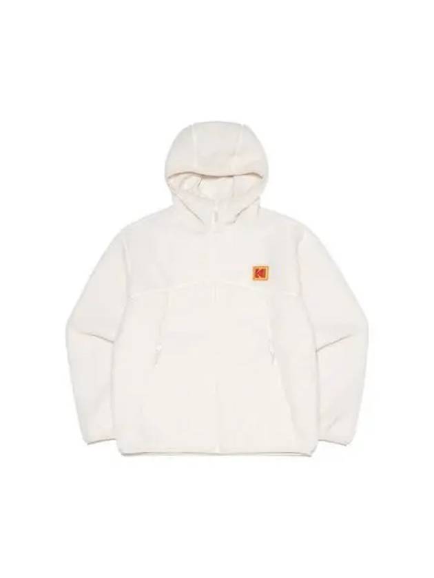 KODAK Apparel Essential Fleece Hooded Jacket IVORY - KODO - BALAAN 1