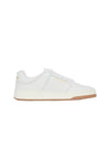 SL 61 Logo Signature Leather Low Top Sneakers White - SAINT LAURENT - BALAAN 3