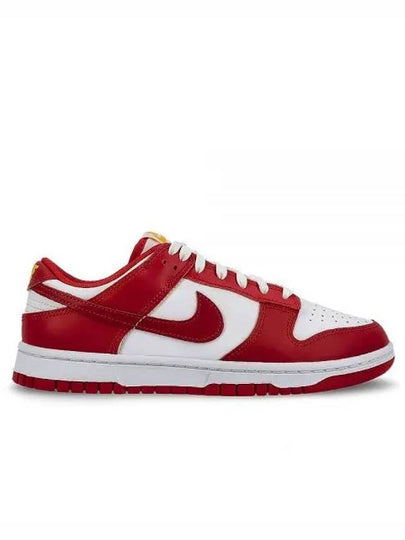 Dunk Low Retro Court Low Top Sneakers White Gym Red - NIKE - BALAAN 2