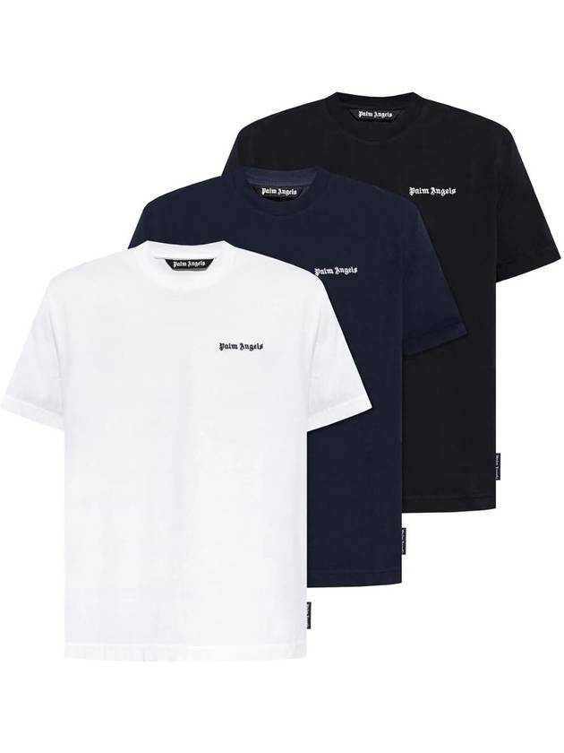 Palm Angels Cotton T-Shirt (Pack Of Three) - PALM ANGELS - BALAAN 1