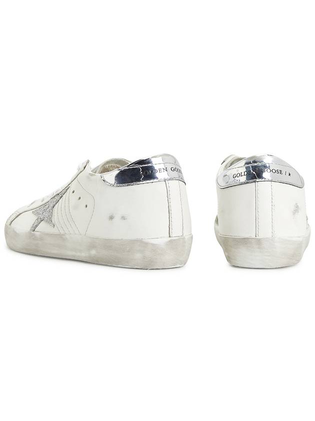 Superstar Distressed Calf Leather Low Top Sneakers White - GOLDEN GOOSE - BALAAN 8