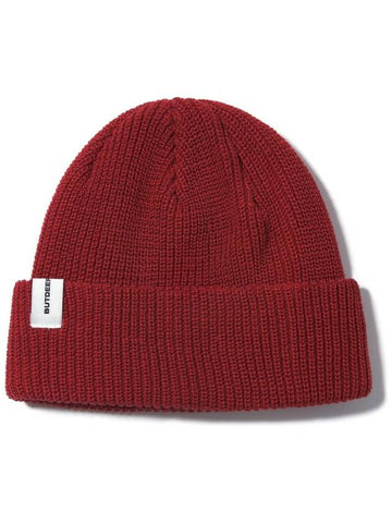 24 Symbol Basic Short Beanie Burgundy - BUTDEEP - BALAAN 1