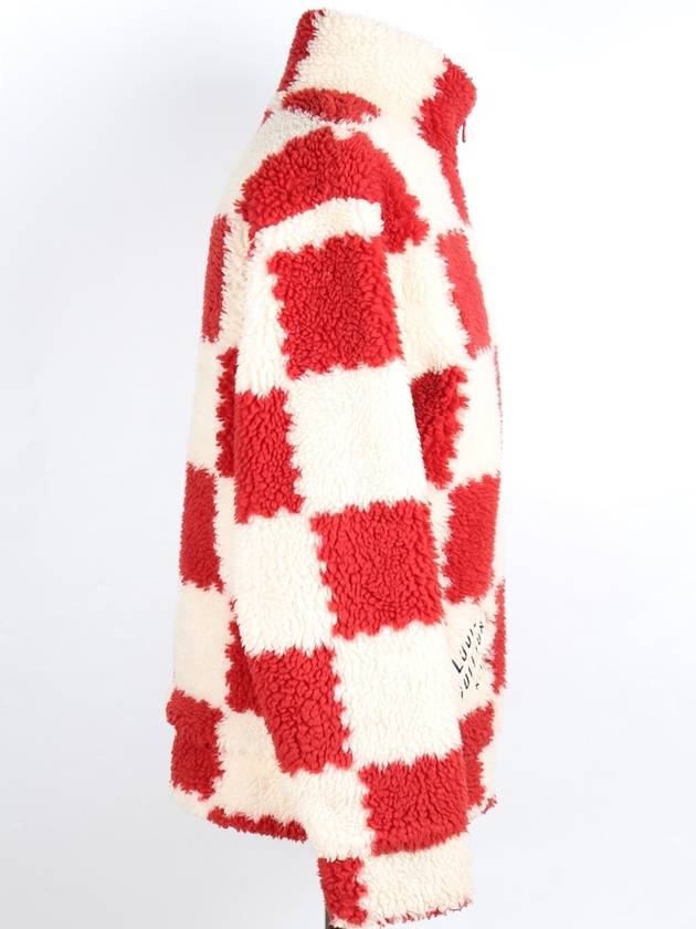 Nigo Damier Fleece Red M - LOUIS VUITTON - BALAAN 5