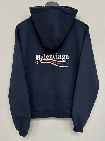 wave logo hoodie 66 - BALENCIAGA - BALAAN 1