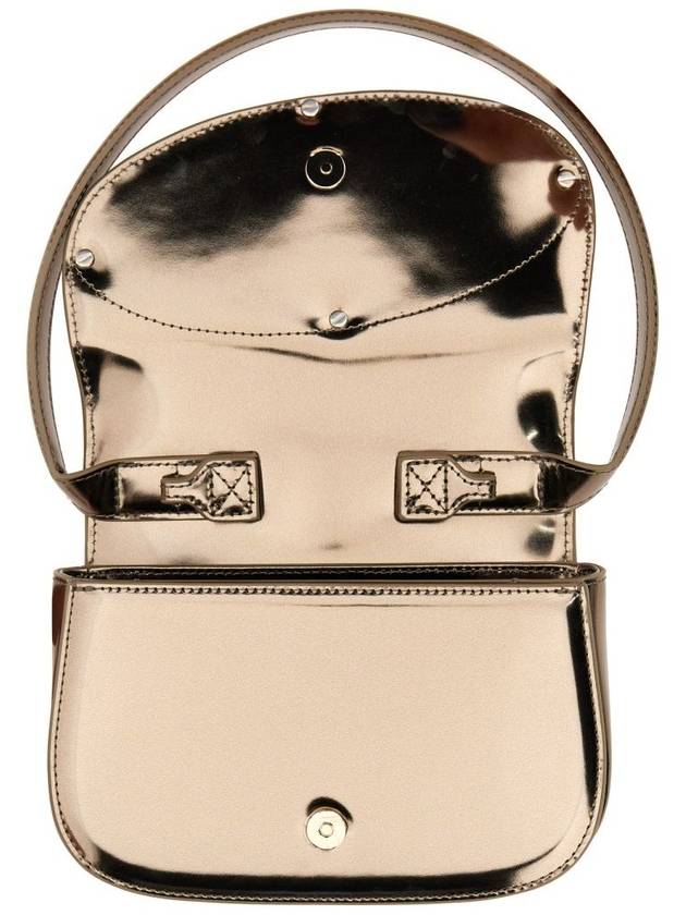 1DR Mirrored Leather Shoulder Bag Bronze - DIESEL - BALAAN 5