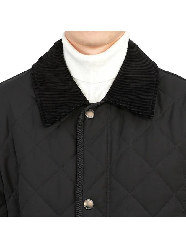 Quilted Thermoregulated Barn Jacket Black - BURBERRY - BALAAN 9