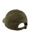 Triomphe Corduroy Ball Cap Khaki - CELINE - BALAAN 5