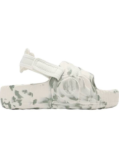 Adilette 22 XLG Sandals Green White - ADIDAS - BALAAN 1