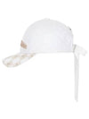 diamond pattern ribbon cap 8413LXACWHITE - BLACK&WHITE - BALAAN 2