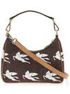 Stampa Pegasus Shoulder Bag Brown White - ETRO - BALAAN 4