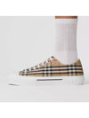 Vintage Check Cotton Sneakers Archive Beige - BURBERRY - BALAAN 6