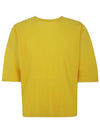 Homme Pliss Issey Miyake Short Sleeve T Shirt HP48JK103 52 YELLOW - ISSEY MIYAKE - BALAAN 2