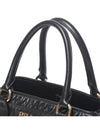 Black Calf Leather Borsa Mano Tote Bag - PRADA - BALAAN 7