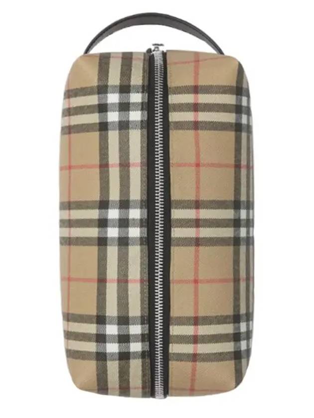 Vintage Check Pouch Bag Beige - BURBERRY - BALAAN 4