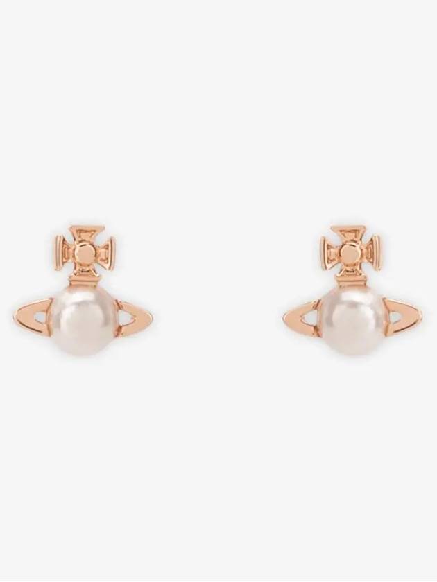 Balvina Pearl Earrings Pink Gold - VIVIENNE WESTWOOD - BALAAN 3