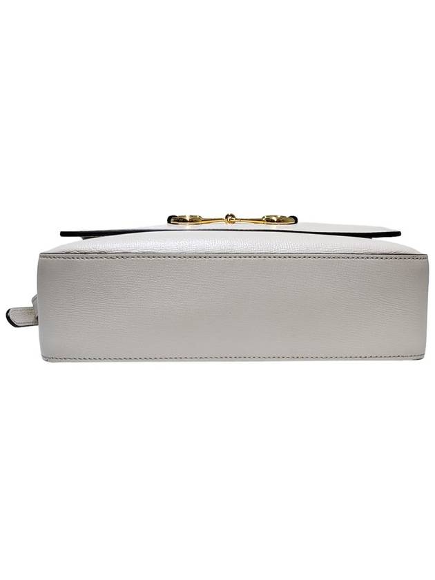 Women s 645454 Horsebit 1955 White Leather Small Shoulder Bag - GUCCI - BALAAN 5